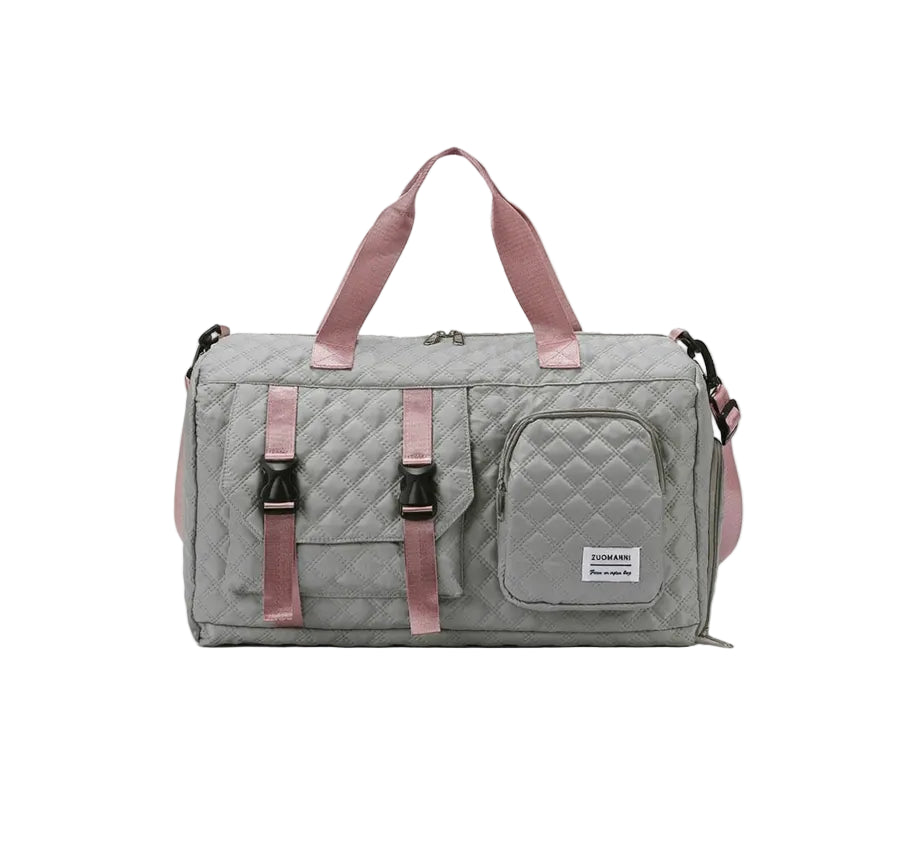 Bolso deportivo portátil de nailon para gimnasio.