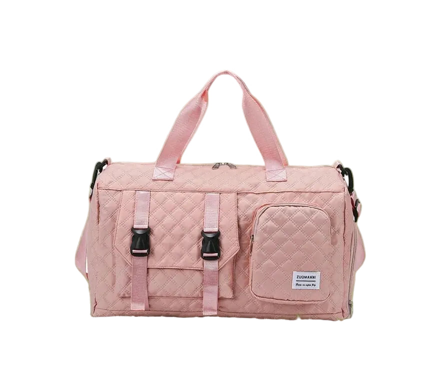 Bolso deportivo portátil de nailon para gimnasio.