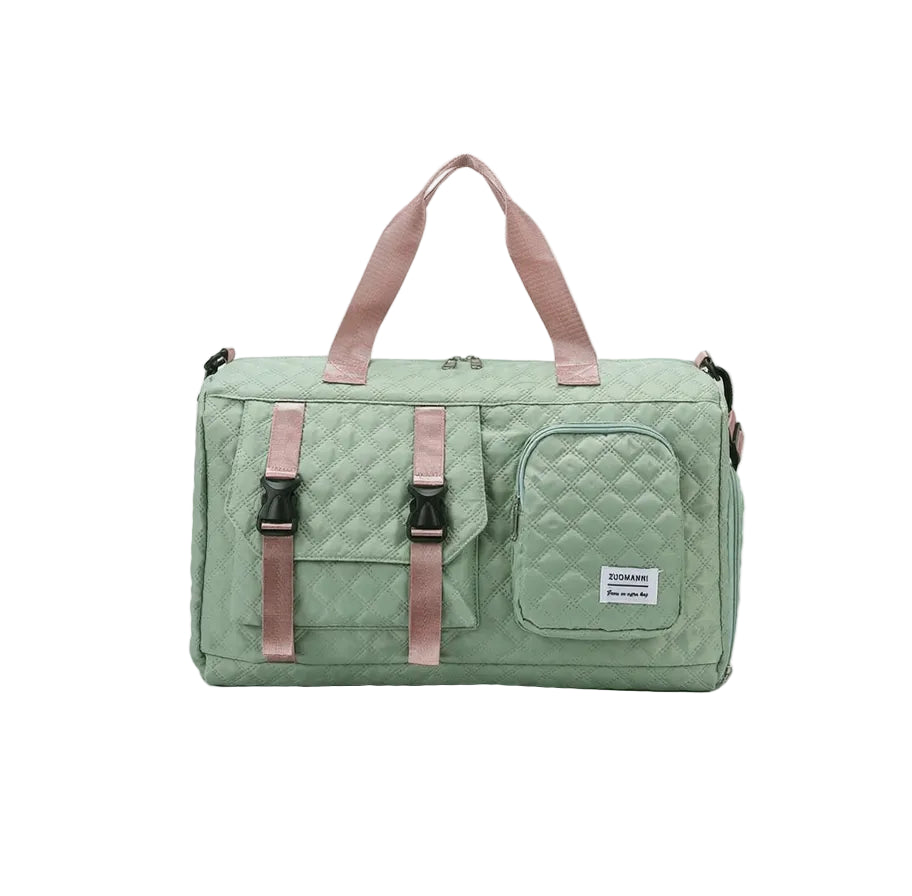 Bolso deportivo portátil de nailon para gimnasio.