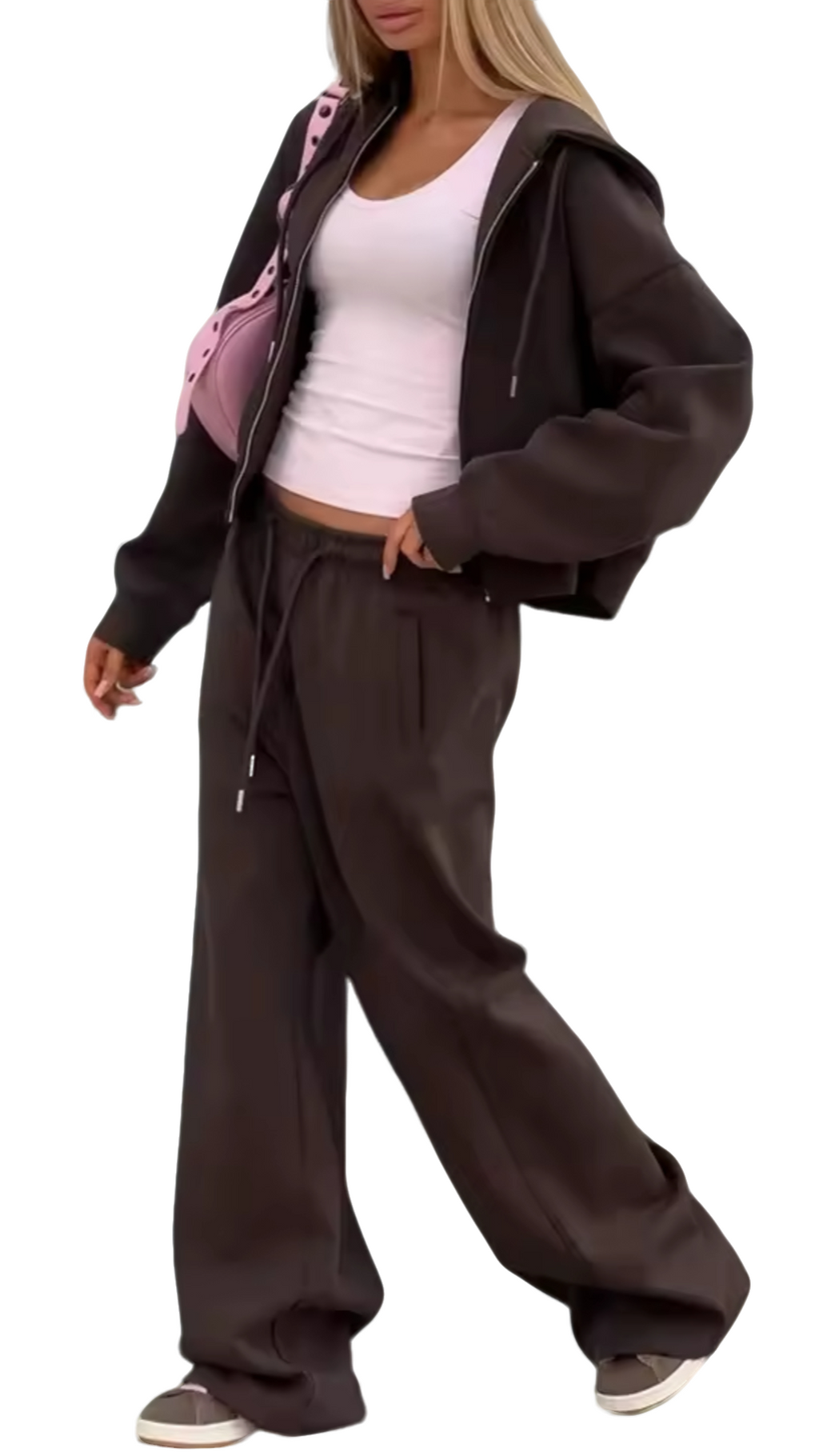 Conjunto fitness de dos piezas para mujer