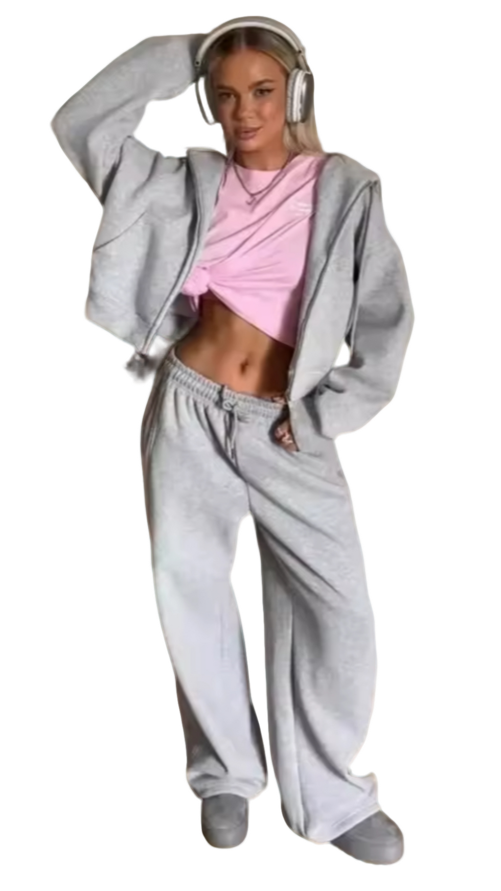 Conjunto fitness de dos piezas para mujer